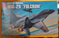 Modèle à coller / Model Kit -- MIG-29 Fulcrum warplane NEW 25$