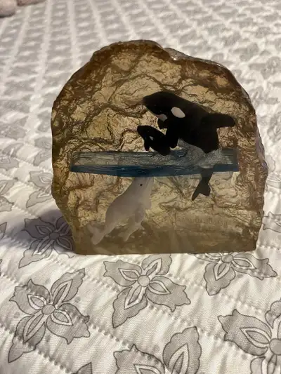 Vintage Marineland 1980s stone statue, View more