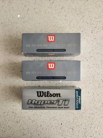 Wilson golf balls, new in box, View more