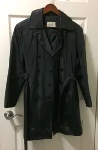 Women’s Dressy Rain Jacket Medium Fall/Winter Trench Coat