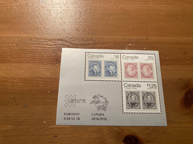 Capex 1978 Canada Stamp Set MNH