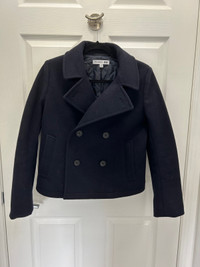 JW Anderson x Uniqlo Navy Double Breasted Peacoat (Women’s XS) 
