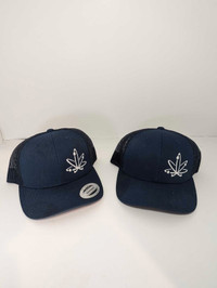 2 Atomic cannabis trucker hats-New 