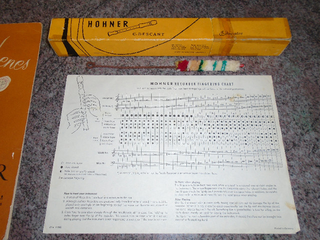 vintage Hohner recorder + accessories in Woodwind in City of Halifax - Image 3