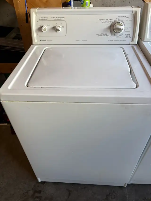 kenmore washer can deliver 
