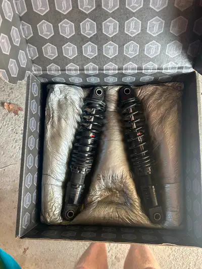 13 inch rear drag specialty shocks Like new. Upgraded and have since sold bike these are just taking...