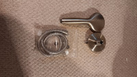 Pfister brushed nickel shower head and wand