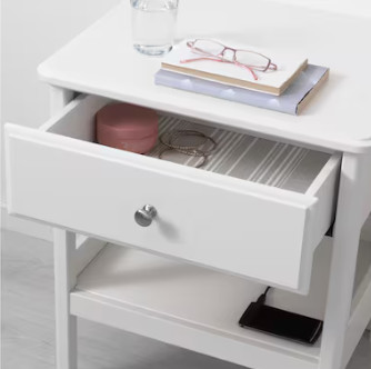 $40 White Ikea Tyssedal Nightstand (832 Bay street, May 30-31) in Other Tables in City of Toronto - Image 2