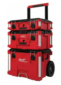 Milwaukee Packout coffres 3 morceaux neuf. New tool box.