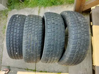 For Sale : 4 Used Winter Tires 205/65/R15 $10 each Located in Bath, ON