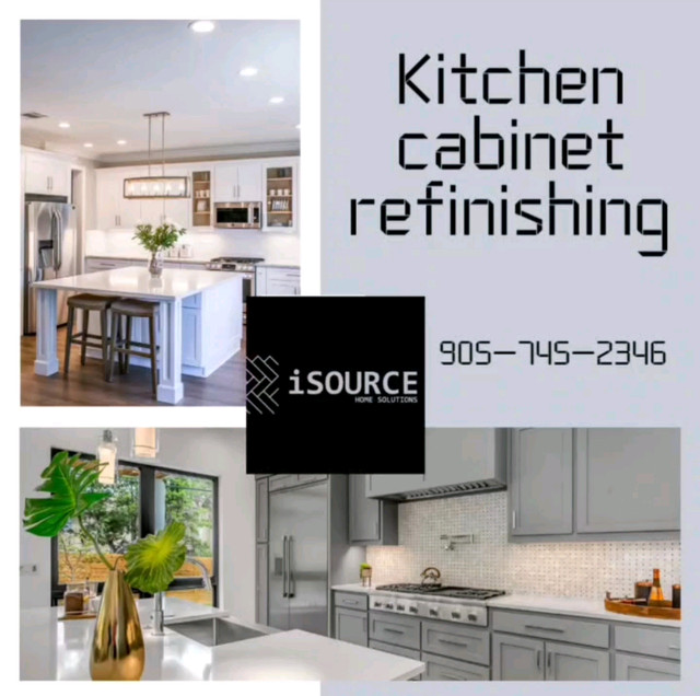 Kitchen cabinet refinishing painting in Cabinets & Countertops in Oakville / Halton Region - Image 3