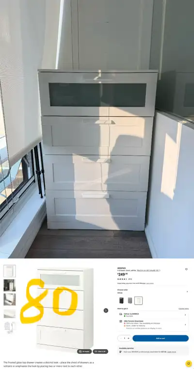 IKEA BRIMNES Drawer, View more