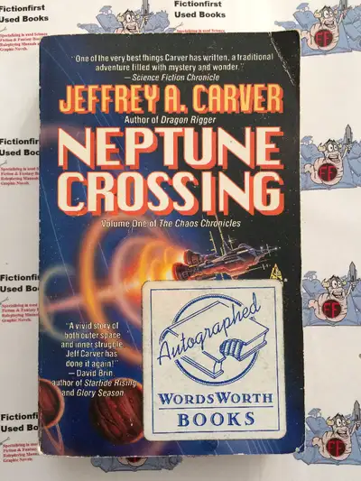 Autographed "Neptune Crossing" by: Jeffrey A. Carver, View more