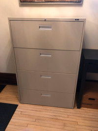 2 – 4 Drawer Lateral Filing cabinets