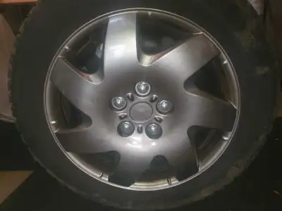 Selling set of 4: 》Bridgestone Blizzak tires - (ALMOST NEW) 》Tire Rims 》Rim Covers Pickup only. OBO...