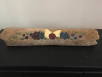 HAND PAINTED DRIFTWOOD PIECE