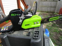 Greenworks Pro Battery Operated 80v 18inch Chainsaw