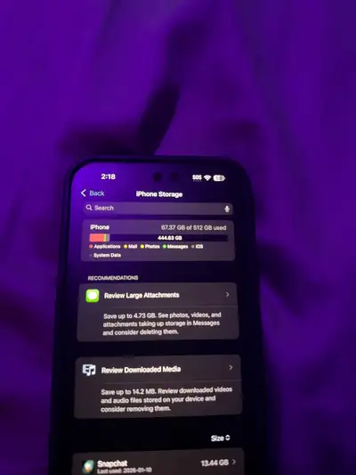 iPhone 14 Pro Max purple (mint)512gb, View more