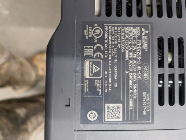 Mitsubishi AC Drive's 1/2 HP in Other Business & Industrial in North Bay - Image 3