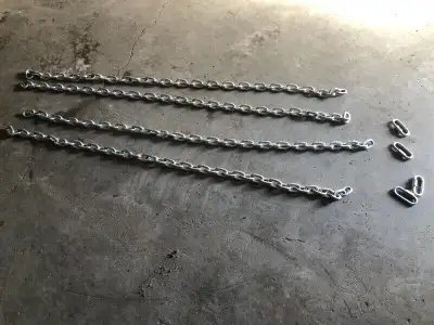 Call or text 306.466.7744 as I don’t answer emails, located at Leask New 5’ Safety Chains 2650lb wor...