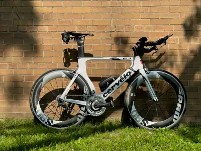 2012 Cervelo P3 (58cm) – Dura-Ace, SRAM S80 Carbon Wheels, View more