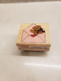 8 Vintage Teddy Bear Rubber Stamps