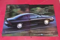 1996 CHEVY MONTE CARLO RETRO ORIGNAL CAR AD - AFFICHE AUTO