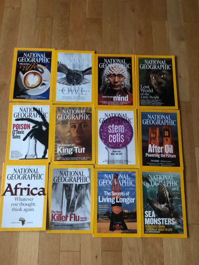2005 NATIONAL GEOGRAPHIC MAGAZINE Lot of 12 in Magazines in Calgary - Image 2