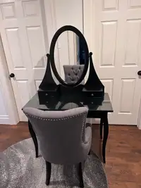 Makeup Vanity and Chair