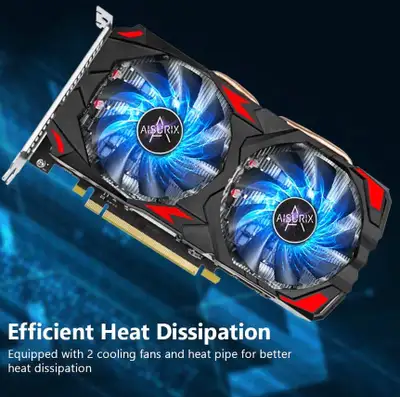 I am selling an AISURIX RX 580 8GB graphics card, designed to enhance your gaming and graphic design...