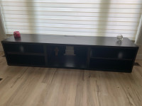 Tv stand with bottom storage/display