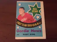 1969-70 O-Pee-Chee Gordie Howe First Team All-Star hockey card