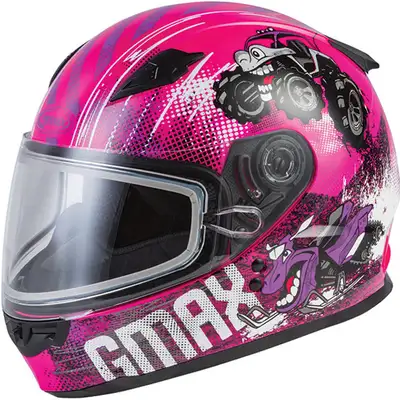 Brand New GMax YOUTH SIZE Beast GM49Y Snowmobile Helmet at an Amazing Tax Included price of $110.00...
