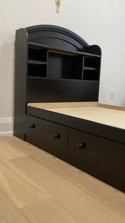Twin Size Bed Frame with Dresser, View more