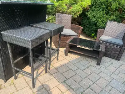  outdoor patio  of furniture., View more