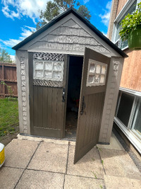 7x7 Rubbermaid shed