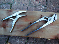 Set of 2 Pliers-Channellock Proto 422 &Vise Grip pliers