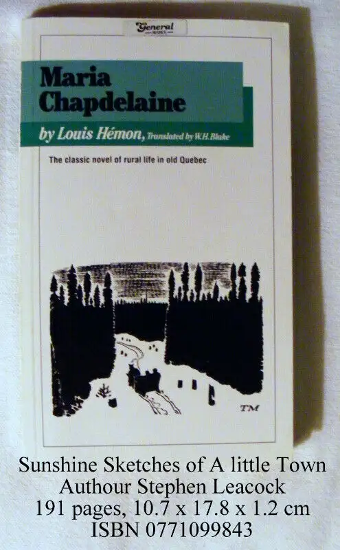 Canadian classic books Maria Chapdelaine and Sunshine Sketches in Fiction in City of Toronto - Image 4