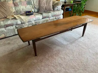 Kaufman Walnut Coffee Table with matching side table, View more