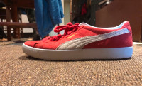 Red Suede Classic XXI Puma Sneakers - Size 11