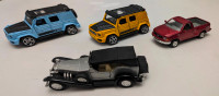 4 die-cast 1/32, 1- Ford F-150 4x4 rouge vin, Road Signature, 2-