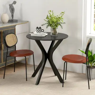  Round Dining Table, Modern Dining Room Table with Steel Cu, View more