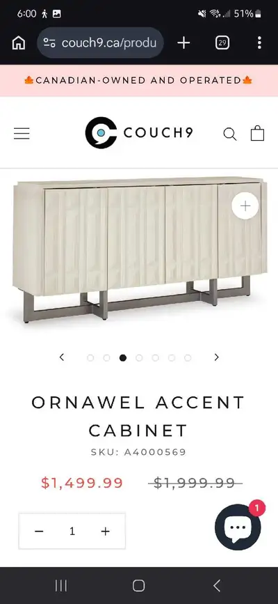 Ornawel Accent Cabinet, View more