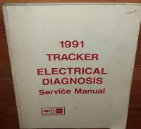 1991 TRACKER GMC Electrical Diagnosis Service Manual