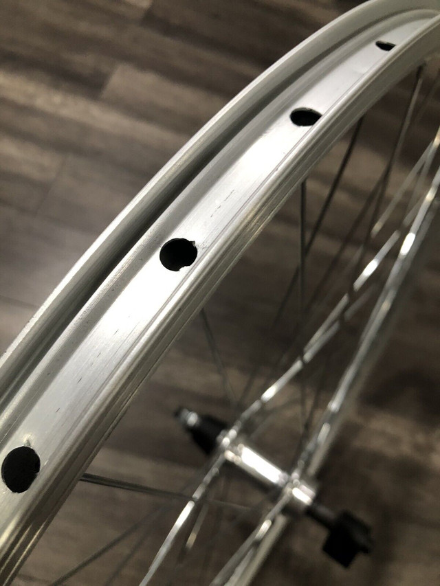 New 27x1 1/4” (630x18) Vintage Road Bike Aluminum Wheels Rim 27” in Frames & Parts in Oshawa / Durham Region - Image 4