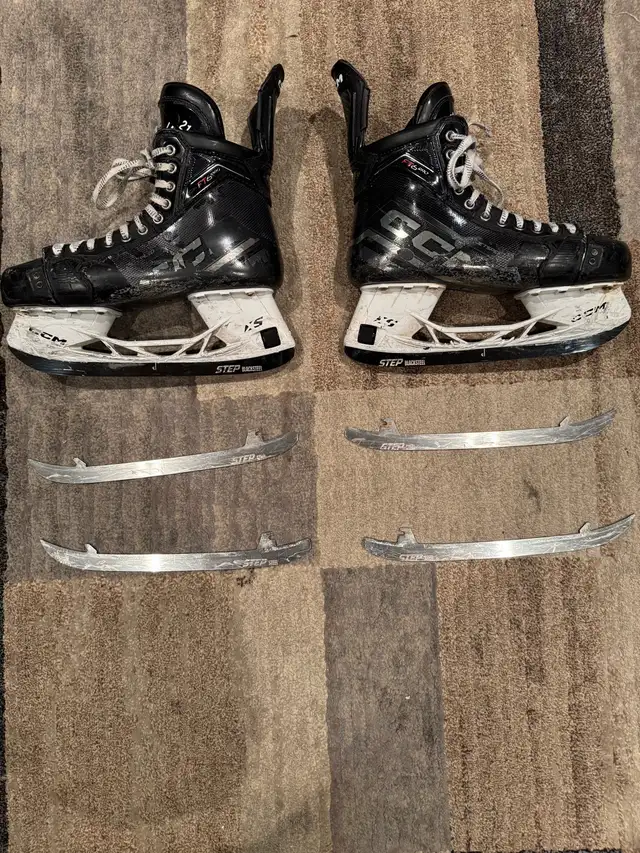 CCM JetSpeed FT6 Pro Custom – Grandeur 9 – 3 paires de lames in Hockey in Laval / North Shore - Image 3