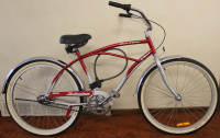 Red 3-Speed Schwinn Bicycle