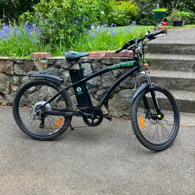 -500 watts, 48v, 13amp Controller -406 km -Strong battery - 50 km range -Thump throttle or 5 pedal a...