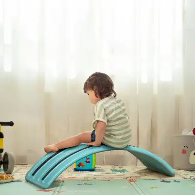 32.3" Balance Board, Wobble Board Kids Curvy Rocker Board, Ended, View more