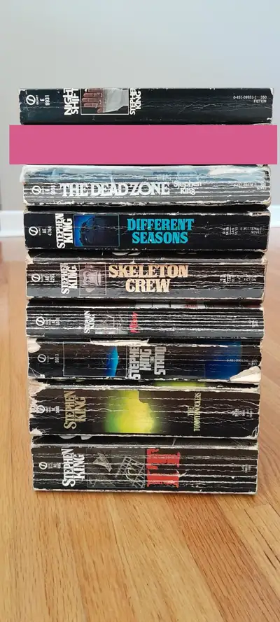Vintage 70's & 80's Stephen King Books, View more